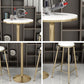 41.3 "H tavolo da bar in stile glam in finta tavolo da vino bar in marmo in marmo,