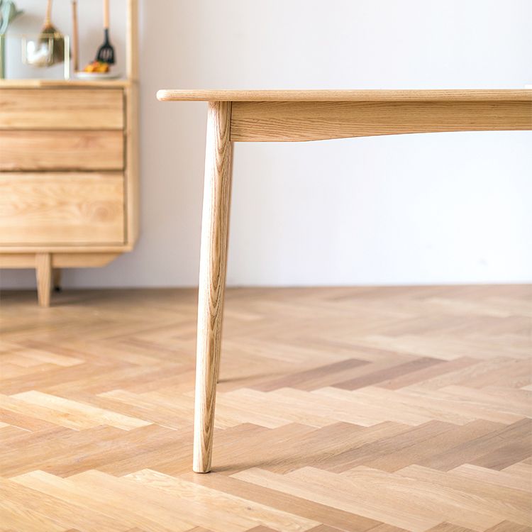 Rectangle Wooden Dining Table in Nature Modern Ash Wood Table with 4 Legs Clearhalo ' dining_table' 'Dining Tables & Seating' 'Dining Tables' 'furn' 'furn_dining_table' 'Furniture' 'furniture_dining_table' 'Kitchen & Dining Furniture' 'kitchen&dining_furn' 'kitchen' 'kitchen_dining_table' 1200x1200_5a4ee23b-283c-4e38-aba9-cf4ab1f2ea03