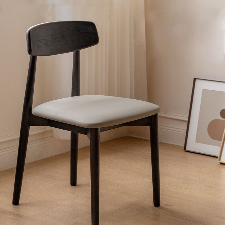 Contemporary Wood Open Back Armless Dining Chairs(Set of 1/2/4/6/8) Clearhalo 'Dining Chairs' 'Dining Tables & Seating' 'dining_chair' 'furn' 'furn_dining_chair' 'Furniture' 'Kitchen & Dining Furniture' 1200x1200_5a4f166d-3bf4-4383-9e4c-da0a9083f493