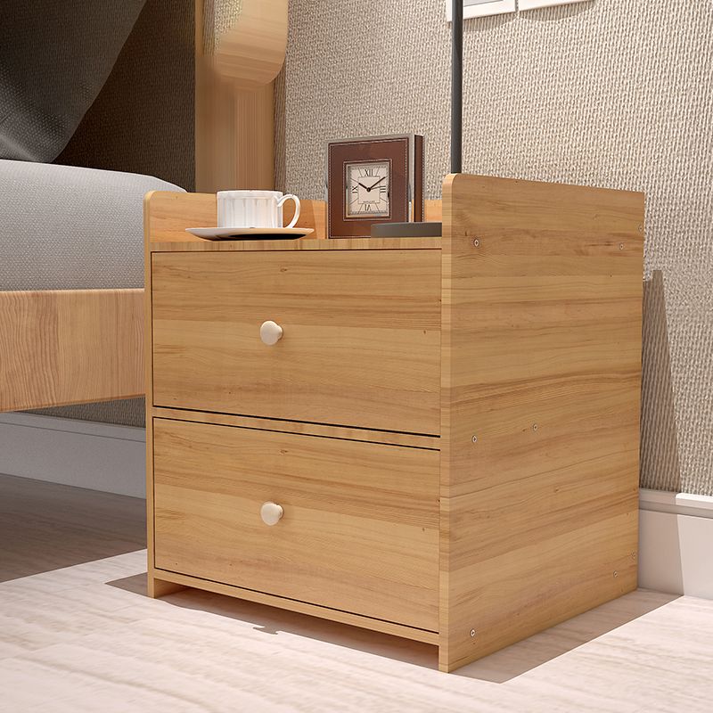 Tavolo da letto moderno da 16 "H IMITAZIONE DEL CASSAGGIO IN LEGNO TABELLA NOTTE