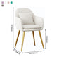 Scandinavian Style Metal Dining Chair Bedroom Upholstered Chair with Arm Clearhalo ' kitchen&dining_furn' 'Dining Chairs' 'Dining Tables & Seating' 'dining_chair' 'furn' 'furn_dining_chair' 'Furniture' 'furniture_dining_chair' 'Kitchen & Dining Furniture' 'kitchen' 1200x1200_5a52e7e9-c338-4396-8296-0a7e4d0ec944