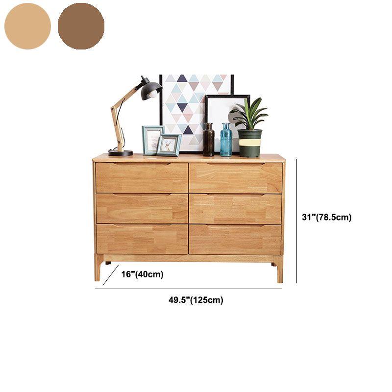 Modern dressoir vaste houten opbergkast dressoir met 5/6/7 laden