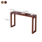 Moderne moderne rechthoekige console-accenttabel Antieke afwerking Console Sofa-tabel