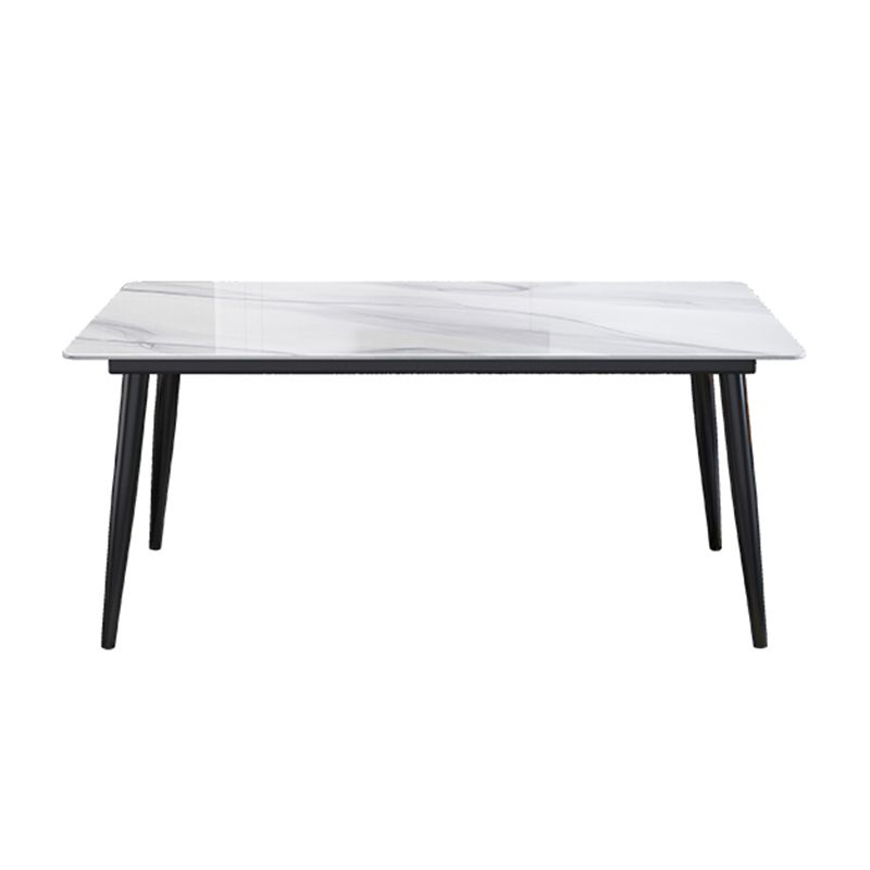 Industrial Sintered Stone Dining Table Carbon Steel Base Rectangle Table for Home Clearhalo ' dining_table' 'Dining Tables & Seating' 'Dining Tables' 'furn' 'furn_dining_table' 'Furniture' 'furniture_dining_table' 'Kitchen & Dining Furniture' 'kitchen&dining_furn' 'kitchen' 'kitchen_dining_table' 1200x1200_5a58a49a-5ad1-4630-8084-7b3e38205cea
