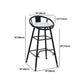 Modern Solid Wood Bar Table Set 1/5 Pieces Double Pedestal Pub Table Set in Natural Clearhalo 'Bar Furniture' 'furn' 'furn_home_bar_bar_sets' 'Furniture' 'Home Bars & Bar Sets' 'home_bar_bar_sets' 'Kitchen & Dining Furniture' 1200x1200_5a599c51-5425-4a91-a6ed-fb6747082af0