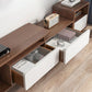 Engineered Wood TV Stand Console with Cabinet 2-Drawer TV Media Stand Clearhalo 'furn' 'furn_tv_stands_entertainment_centers' 'Furniture' 'Living Room Furniture' 'TV Stands & Entertainment Centers' 'TV Stands & Media Storage Furniture' 'tv_stands_entertainment_centers' 1200x1200_5a5afd05-de3d-43c6-92b2-c6c563c83f08