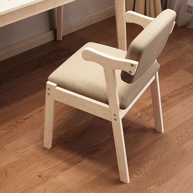 Scandinavian Style Wood Dining Side Chair Upholstered Open Back Dining Side Chair Clearhalo ' kitchen&dining_furn' 'Dining Chairs' 'Dining Tables & Seating' 'dining_chair' 'furn' 'furn_dining_chair' 'Furniture' 'furniture_dining_chair' 'Kitchen & Dining Furniture' 'kitchen' 1200x1200_5a5b1515-6d69-4d79-9d2d-b6a0b78cff54
