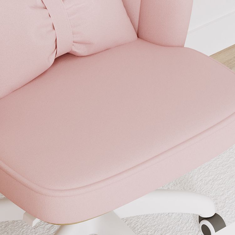 Metal Base Contemporary Office Chair Velvet Parsons Computer Desk Chair Clearhalo 'furn' 'furn_office_chair' 'Furniture' 'Office Chairs' 'Office Furniture' 'office_chair' 1200x1200_5a5b37cc-ce91-4460-a9b6-852437b9bca2