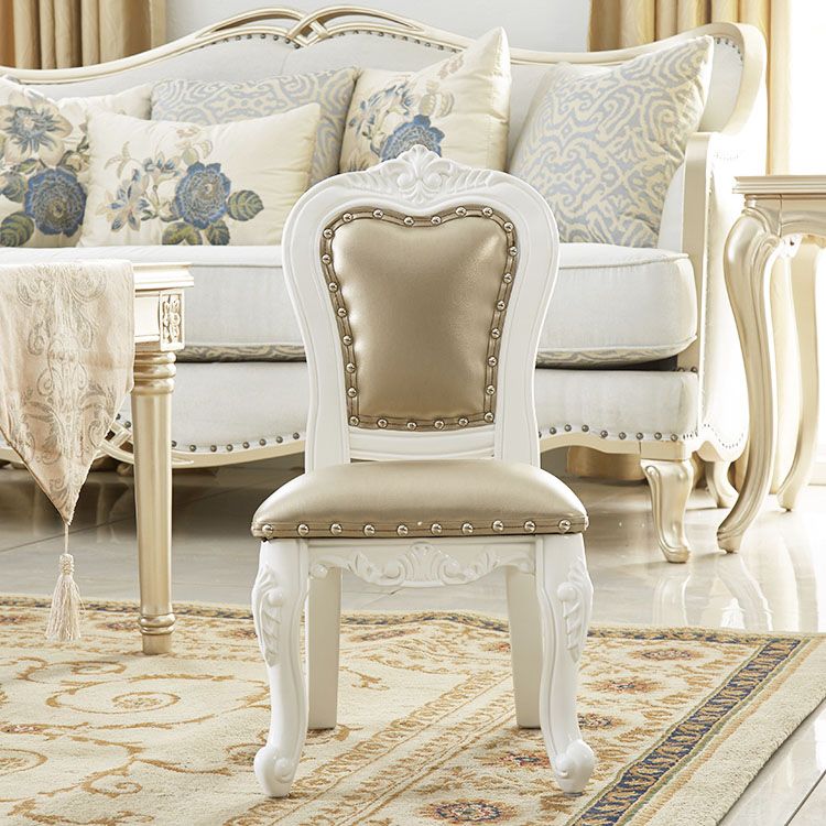 Victoria Style Rubberwood Dining Chairs Kitchen Open Back Dining Chair Set Clearhalo ' kitchen&dining_furn' 'Dining Chairs' 'Dining Tables & Seating' 'dining_chair' 'furn' 'furn_dining_chair' 'Furniture' 'furniture_dining_chair' 'Kitchen & Dining Furniture' 'kitchen' 1200x1200_5a5ba8e3-0640-4cf2-b079-09dfe70a351d