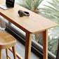 Rectangular Pine Wood Top Bar Table Modern Bar Table with Trestle Base in Nature Clearhalo 'Bar Furniture' 'Bar Tables' 'bar_tables' 'furn' 'furn_bar_tables' 'Furniture' 'Kitchen & Dining Furniture' 1200x1200_5a5d6af6-3f9d-4263-a569-f55cf500a09d