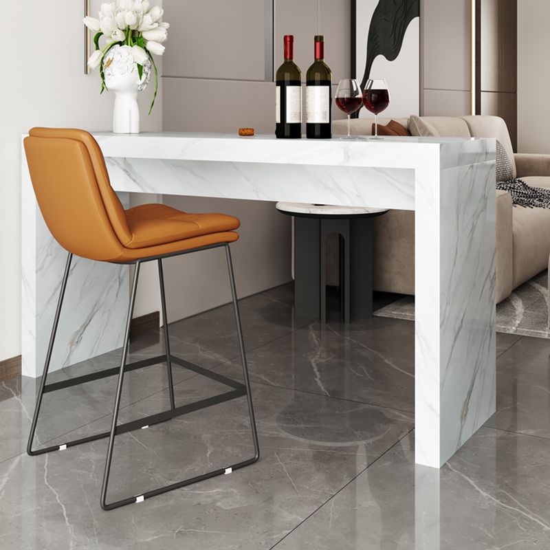 Modern Bistro Bar Table Sintered Stone Bar Table for Living Room Clearhalo 'Bar Furniture' 'Bar Tables' 'bar_tables' 'furn' 'furn_bar_tables' 'Furniture' 'Kitchen & Dining Furniture' 1200x1200_5a5dda13-17b3-49ac-a821-286c51a63754