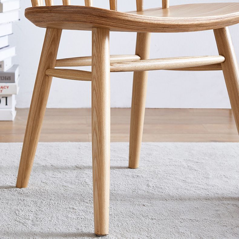 Contemporary Windsor Back Side Chair Solid Wood Dining Armless Chair Clearhalo ' kitchen&dining_furn' 'Dining Chairs' 'Dining Tables & Seating' 'dining_chair' 'furn' 'furn_dining_chair' 'Furniture' 'furniture_dining_chair' 'Kitchen & Dining Furniture' 'kitchen' 1200x1200_5a5e1884-7823-4e2e-a6ca-e5388e2f7da2