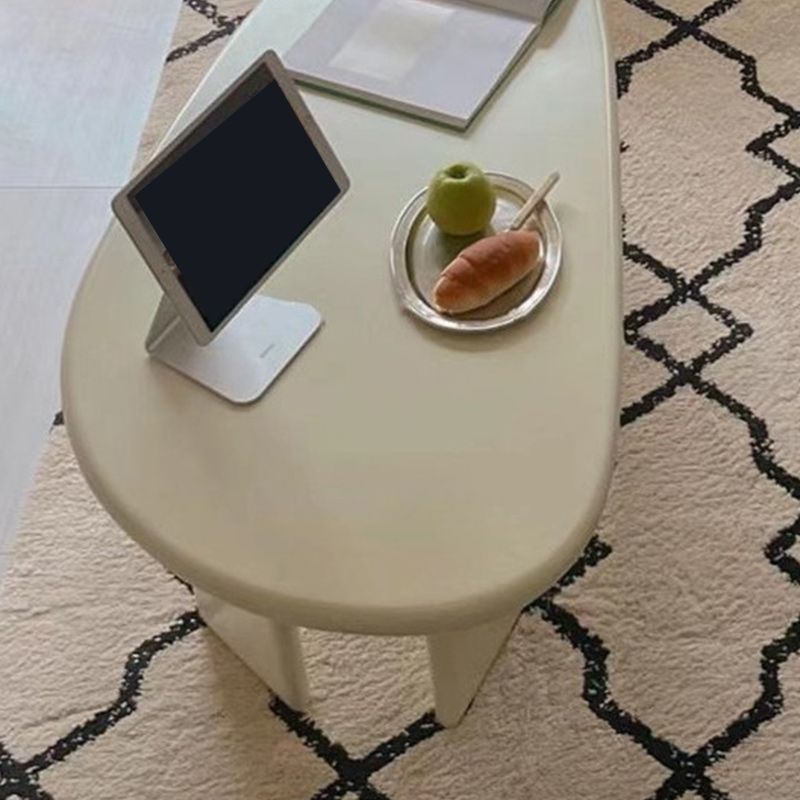 3 Legs Coffee Table Wooden Free Form Coffee Cocktail Table in Cream Clearhalo 'Coffee & Accent Tables' 'Coffee Tables' 'coffee_tables' 'furn' 'furn_coffee_tables' 'Furniture' 'Living Room Furniture' 1200x1200_5a6025a0-17e8-41d1-b607-fa2e1dd0d562