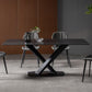 Black Stone Top Dining Table Set with Gray Chairs 1/4/5/7 Pieces Modern Dinette Set Clearhalo 'Dining Room Sets' 'Dining Tables & Seating' 'dining_room_set' 'furn' 'furn_dining_room_set' 'Furniture' 'Kitchen & Dining Furniture' 1200x1200_5a614350-1f5e-432e-94a7-c26dce4274de