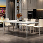 Simplicity Sintered Stone Rectangle Table 4 Legs Base Table for Home Clearhalo ' dining_table' 'Dining Tables & Seating' 'Dining Tables' 'Furniture' 'furniture_dining_table' 'Kitchen & Dining Furniture' 'kitchen&dining_furn' 'kitchen' 'kitchen_dining_table' 1200x1200_5a616690-a3c4-4e66-8efe-7f67b7e5572f