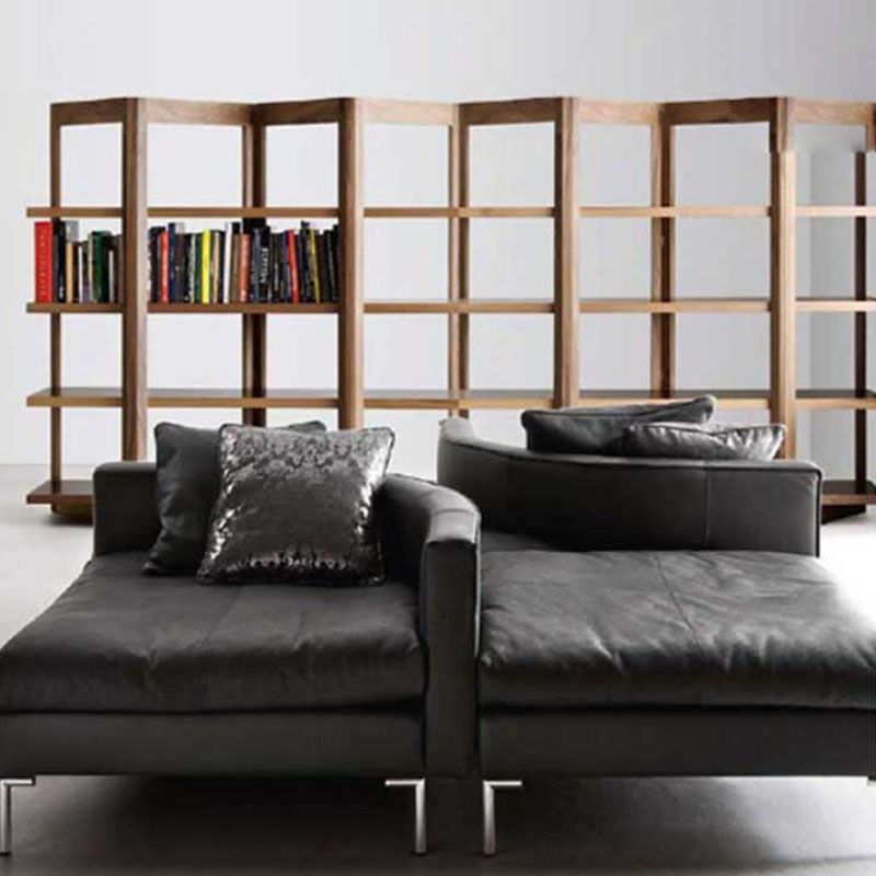 Open Back Folding Bookshelf Wood Contemporary Bookcase for Home Clearhalo 'Bookcases' 'furn' 'furn_bookcases' 'Furniture' 'Office Furniture' 1200x1200_5a6248fe-0220-4abf-912f-9f7007560a8c