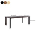 Industrial Dining Room Table Solid Wood Rectangle Dinette Table for Home