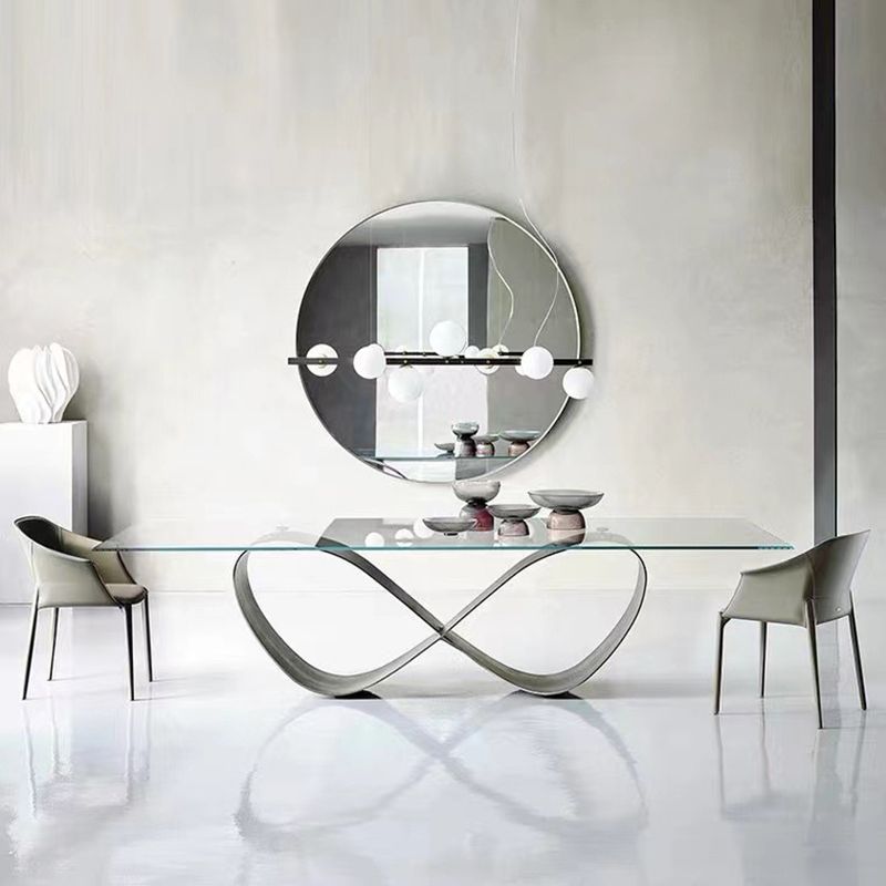 Moderne stijl armstoel leer binnen eetkamerstoel voor thuisgebruik