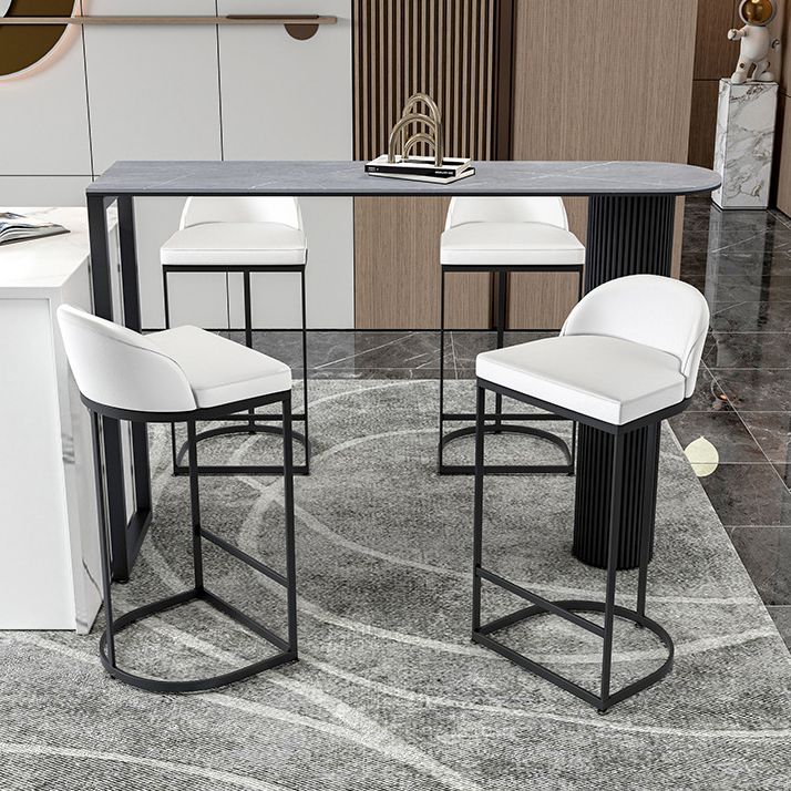 Vaste tafeltellerset Glam Style 1/5-delige gesinterde stenen bartafelset voor thuisgebruik