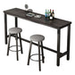 Rectangle Stone Bar Table Modern Bar Table with Trestle Base Clearhalo 'Bar Furniture' 'Bar Tables' 'bar_tables' 'furn' 'furn_bar_tables' 'Furniture' 'furniture_bar_tables' 'Kitchen & Dining Furniture' 1200x1200_5a68dab7-36aa-4b80-8d36-4d448d06a4a0