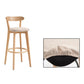 Scandinavian Matte Finish Solid Wood Bar Stool Dessert Shop Footrest Stool Clearhalo 'Bar Furniture' 'Bar Stools' 'bar_stools' 'furn' 'furn_bar_stools' 'Furniture' 'furniture_bar_stools' 'Kitchen & Dining Furniture' 1200x1200_5a6cbab3-d763-468a-84f0-86a4ea036e3c