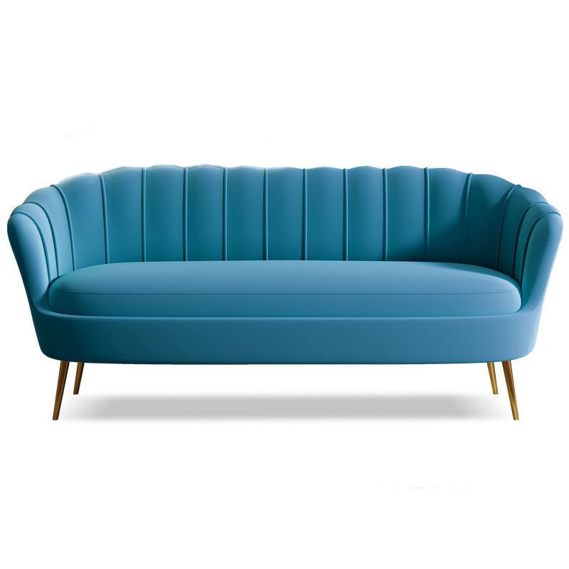 Canapé arrière cousu glam classique avec des pattes d'épingle à cheveux pour appartement