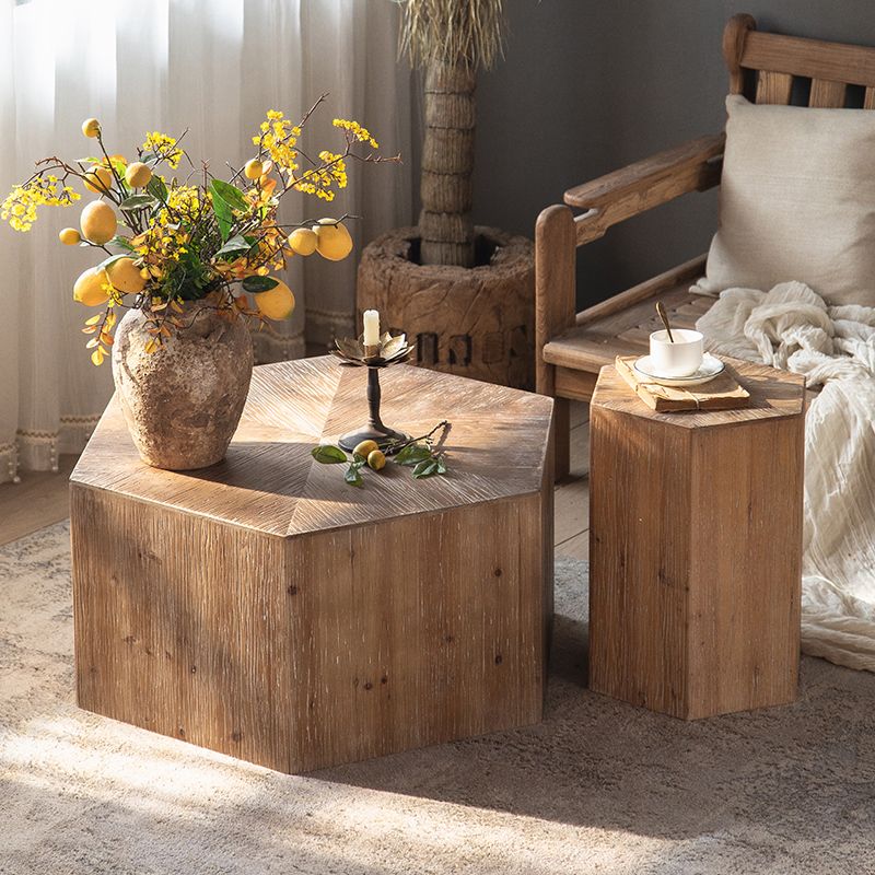 Block Coffee Table Solid Wood Natural Color Coffee Table for Living Room Clearhalo 'Coffee & Accent Tables' 'Coffee Tables' 'coffee_tables' 'furn' 'furn_coffee_tables' 'Furniture' 'Living Room Furniture' 1200x1200_5a6e9241-ad45-4511-9d14-2577bb80f531
