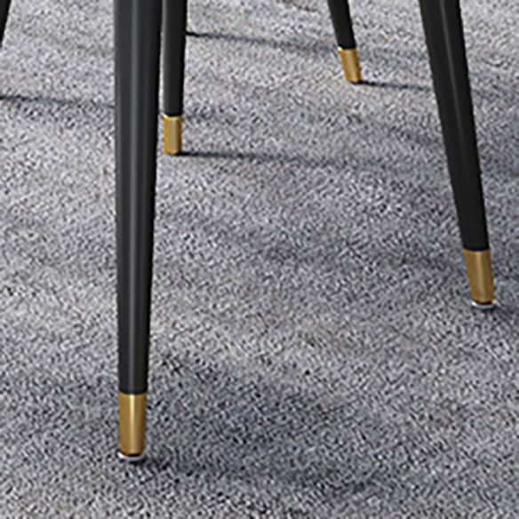 Minimalist Style Sintered Stone Dining Set with Traditional Height Table and 4 Black Legs Base Clearhalo 'Dining Room Sets' 'Dining Tables & Seating' 'dining_room_set' 'furn' 'furn_dining_room_set' 'Furniture' 'furniture_dining_room_set' 'Kitchen & Dining Furniture' 'kitchen&dining_furn' 'kitchen' 1200x1200_5a70ddcc-8ee0-4a84-8dbd-9584c2d83f27