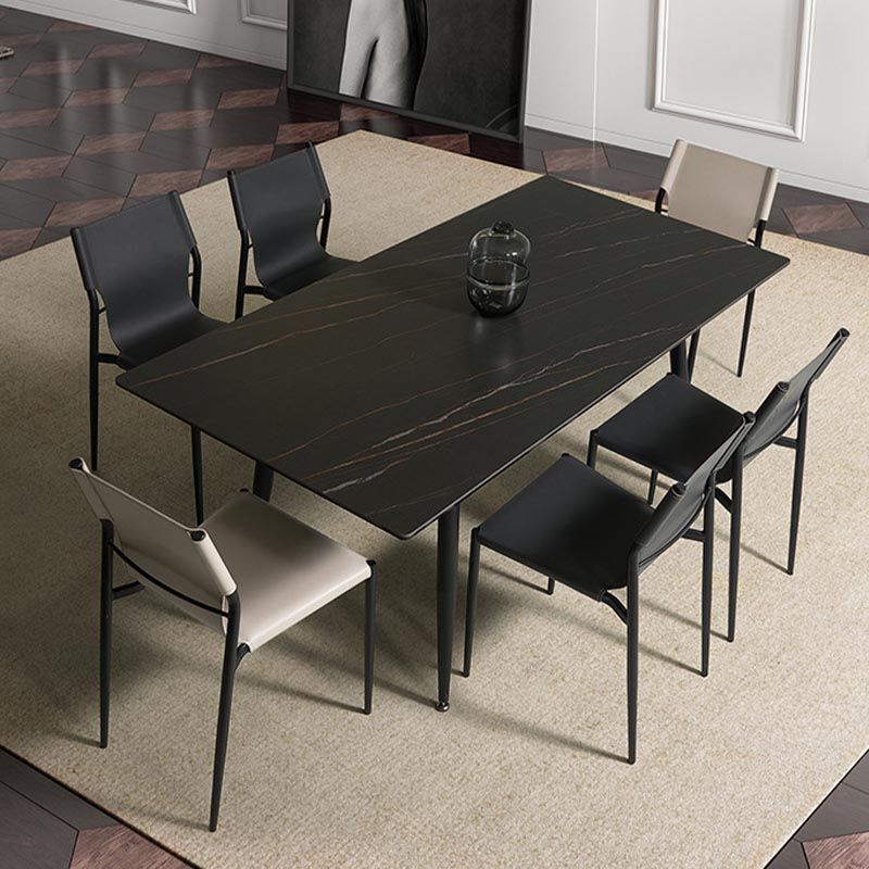 Sedia da pranzo in pelle sedia da pranzo contemporanea cucina