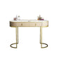 Glam 29.52 " H Slate Top Vanity Stool with Drawers Dressing Table Clearhalo 'Bedroom Furniture' 'furn' 'furn_makeup_vanities' 'Furniture' 'Makeup Vanities' 'makeup_vanities' 1200x1200_5a72cb61-71e4-43c0-8d69-fe42d3944754