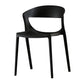 Modern Dining and Accent Chairs Indoor-Outdoor Plastic Open Back Side Chair Clearhalo ' kitchen&dining_furn' 'Dining Chairs' 'Dining Tables & Seating' 'dining_chair' 'Furniture' 'furniture_dining_chair' 'Kitchen & Dining Furniture' 'kitchen' 1200x1200_5a73cb5a-93c6-4a1e-9cee-04044b7a9d94