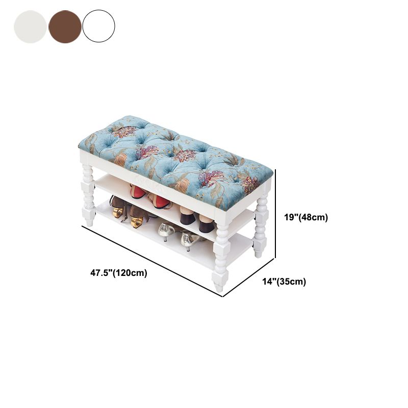 Upholstered Shelves Seating Bench Cushioned Entryway and Bedroom Bench with Legs Clearhalo 'Benches' 'Chairs & Seating' 'furn' 'furn_benches' 'Furniture' 'Living Room Furniture' 1200x1200_5a76aea8-57de-4c1e-9d18-220a67d7486e