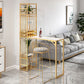 Modern Style Bar Table Set 1/2 Pieces Rectangle Bar Table with Upholstered Stool Clearhalo 'Bar Furniture' 'furn' 'furn_home_bar_bar_sets' 'Furniture' 'Home Bars & Bar Sets' 'home_bar_bar_sets' 'Kitchen & Dining Furniture' 1200x1200_5a7b4e65-d885-4229-9cfc-7050a0f1885b