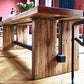 Industrial Pine Wood Dining Table Rectangle Wooden Table with Trestle Base Clearhalo ' dining_table' 'Dining Tables & Seating' 'Dining Tables' 'furn' 'furn_dining_table' 'Furniture' 'furniture_dining_table' 'Kitchen & Dining Furniture' 'kitchen&dining_furn' 'kitchen' 'kitchen_dining_table' 1200x1200_5a7c7a20-a0b0-4952-9b8d-63d3745a0221