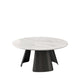 Contemporary Coffee Table Round Faux Marble Cocktail Table Clearhalo 'Coffee & Accent Tables' 'Coffee Tables' 'coffee_tables' 'furn' 'furn_coffee_tables' 'Furniture' 'furniture_coffee_tables' 'Living Room Furniture' 1200x1200_5a7dcf4e-4298-4a4e-9eef-846ec6d2f24a
