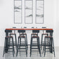 Solid Wood Bar Table Industrial Brown Dining Table for Kitchen Use Clearhalo 'Bar Furniture' 'Bar Tables' 'bar_tables' 'furn' 'furn_bar_tables' 'Furniture' 'Kitchen & Dining Furniture' 1200x1200_5a805db1-b009-436e-a294-029f7baf49ca