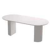 Modern Oval Dining Table Sintered Stone Dining Table for Kitchen