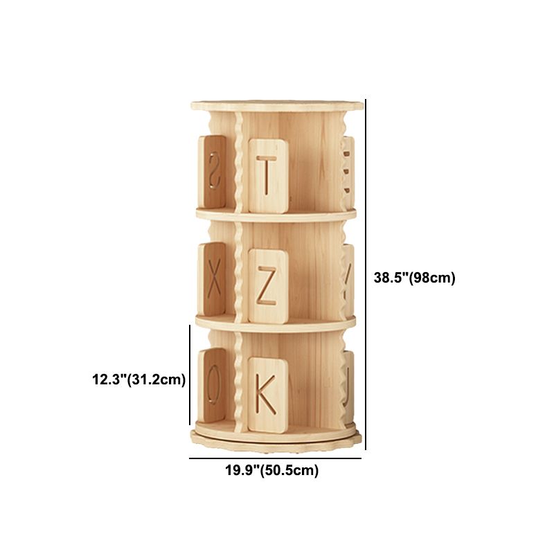 Contemporary Style Bookshelf Natural Solid Wood Bookcase for Home Office Clearhalo 'Bookcases' 'furn' 'furn_bookcases' 'Furniture' 'furniture_bookcases' 'Office Furniture' 1200x1200_5a81b2fd-1b06-4623-aebd-fb4ee416ced9