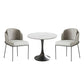Modern Round Dining Table Set 1/2/3/4/5 Pcs Sintered Stone Dining Table and Chairs