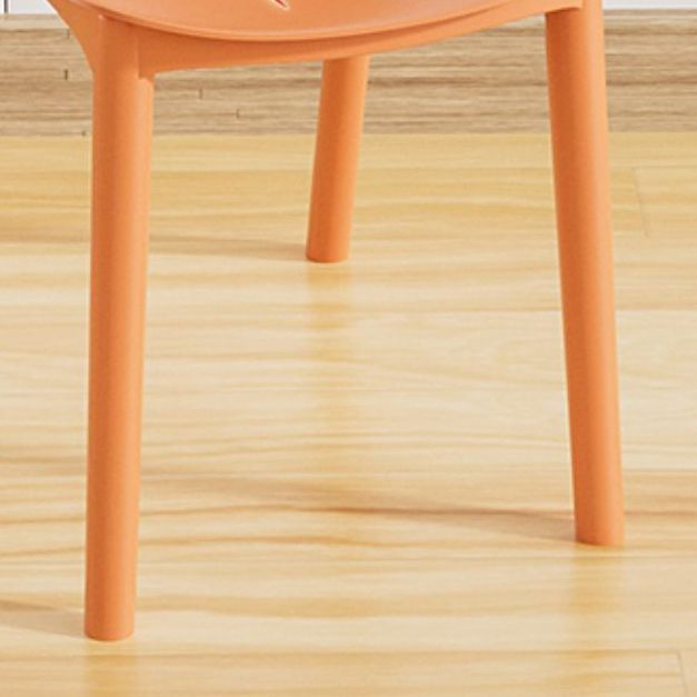 Modern Dining Room Plastic Open Back Stackable Dining Side Chair Clearhalo 'Dining Chairs' 'Dining Tables & Seating' 'dining_chair' 'furn' 'furn_dining_chair' 'Furniture' 'Kitchen & Dining Furniture' 1200x1200_5a84518d-d650-412c-84b3-86084296dc42