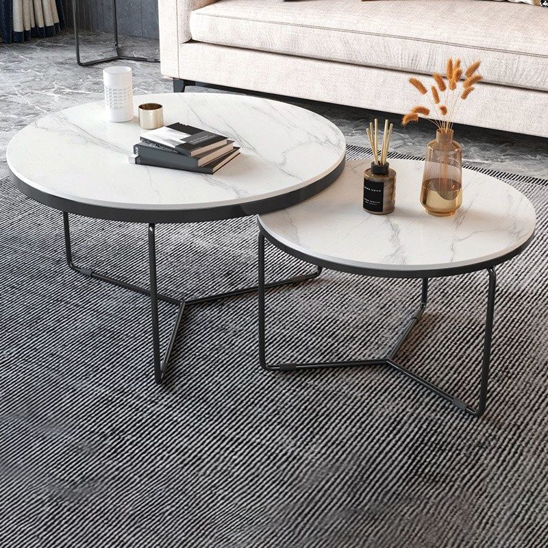 Frame 1 tavolino ardesia tavolino rotondo per soggiorno