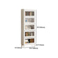 Urban Vertical Standard Bookcase White Manufactured Wood Bookshelf with Glass Doors Clearhalo 'Bookcases' 'furn' 'furn_bookcases' 'Furniture' 'furniture_bookcases' 'Office Furniture' 1200x1200_5a86dd31-2533-4529-99e7-9f62eac6ebc4