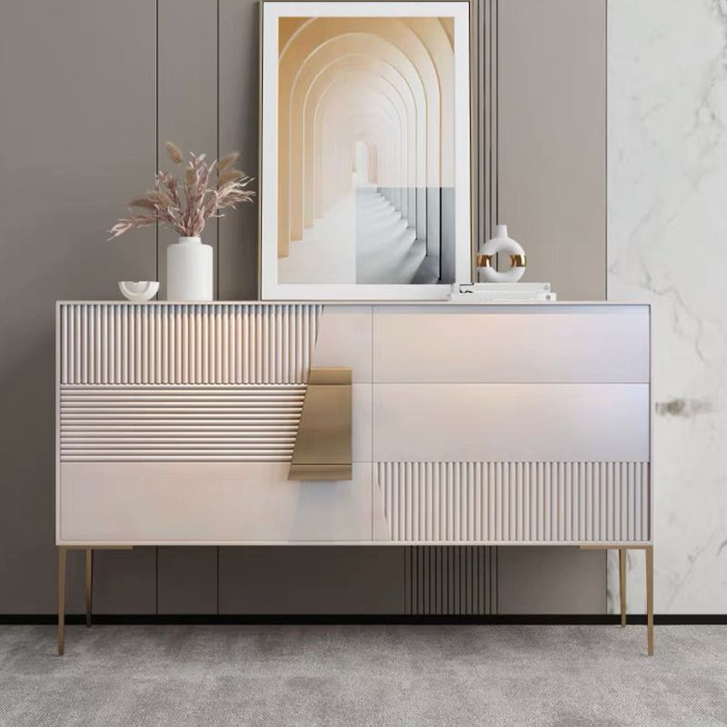 Restangle de rangement de style luxe Rectangle Armoire du buffet