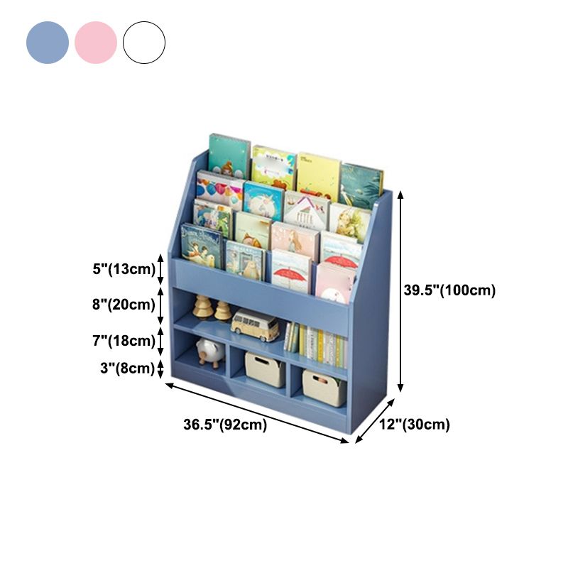 Manufactured Wood Ladder Bookshelf Scandinavian Vertical Closed Back Bookcase Clearhalo 'Bookcases' 'furn' 'furn_bookcases' 'Furniture' 'furniture_bookcases' 'Office Furniture' 1200x1200_5a874d23-a483-4dc0-8a9c-3855e9eddc74