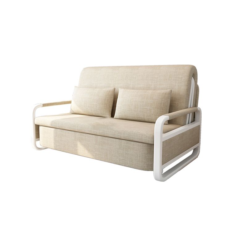 Miscela di divano convertibile convertibile contemporaneo di cotone in beige