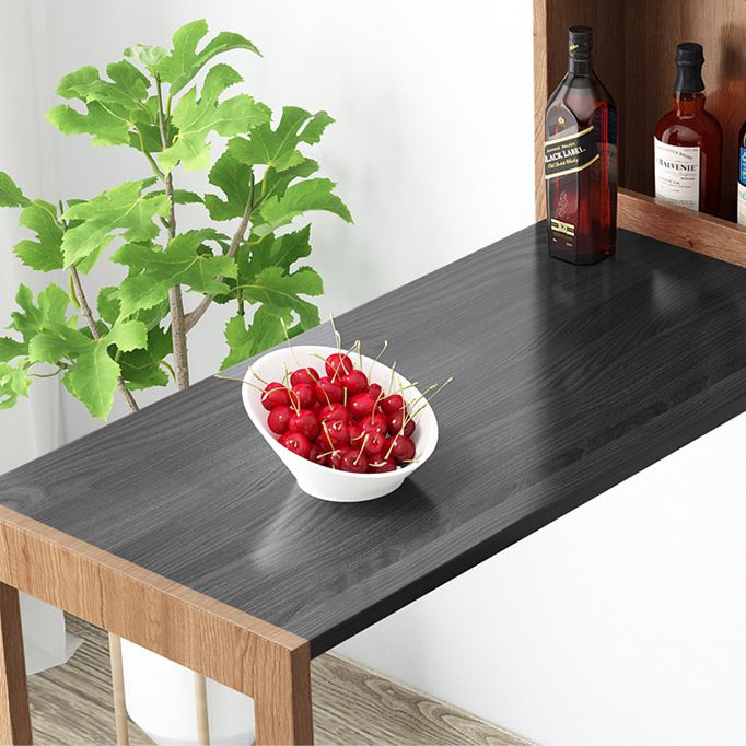 Folding Bar Pub Table Set 1/2/3 Pcs Modern Wood Bar Table and Mateal Frame Stools Clearhalo 'Bar Furniture' 'furn' 'furn_home_bar_bar_sets' 'Furniture' 'Home Bars & Bar Sets' 'home_bar_bar_sets' 'Kitchen & Dining Furniture' 1200x1200_5a884bc6-7bd7-4a42-b2ab-ce0b2cd49638