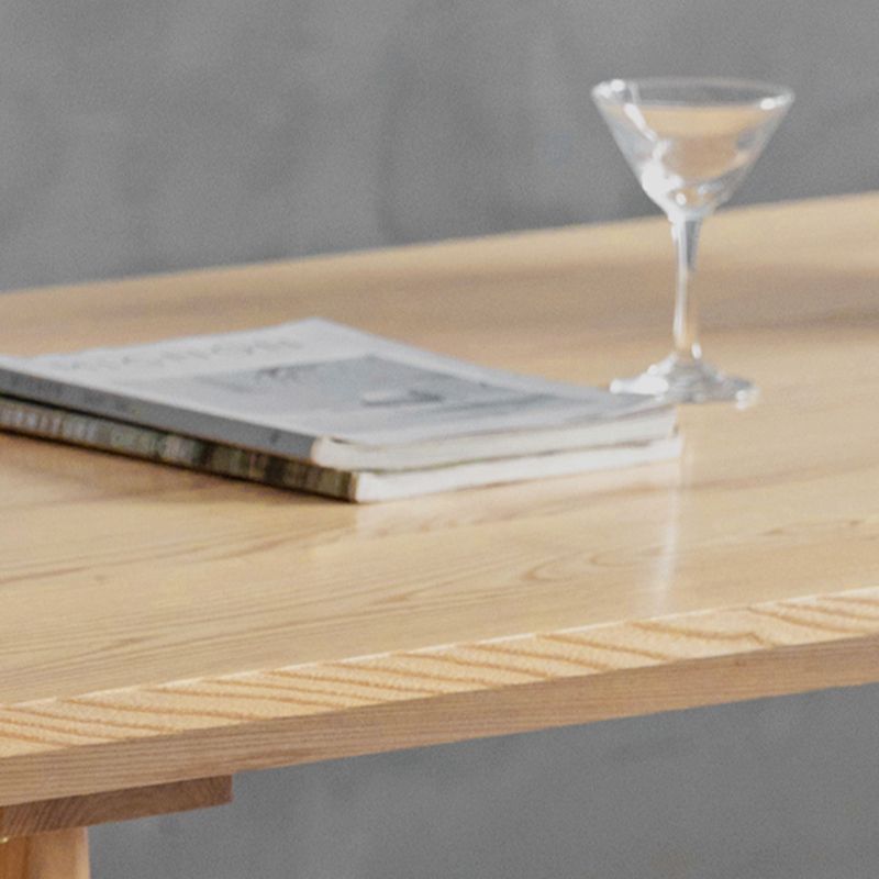Modern Style Wood Dining Table 3 Legs Dinette Table for Dining Room