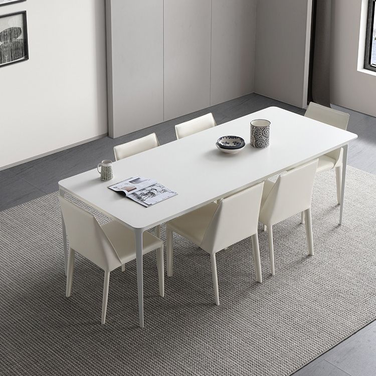 Modern 1/4/5/6/7 Pieces Dining Set Sintered Stone Dining Table Set for Home Clearhalo 'Dining Room Sets' 'Dining Tables & Seating' 'dining_room_set' 'furn' 'furn_dining_room_set' 'Furniture' 'furniture_dining_room_set' 'Kitchen & Dining Furniture' 1200x1200_5a8abc42-6c3d-4ed9-9865-81b6f9854d03