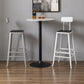 Modern Style Counter Stool Square Low Back Bar Stool for Indoor