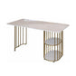 Rectangle White Dining Table Traditional Luxury Table with Gold Frame for Dining Room Clearhalo 'Dining Tables & Seating' 'Dining Tables' 'dining_table' 'furn' 'furn_dining_table' 'Furniture' 'furniture_dining_table' 'Kitchen & Dining Furniture' 'kitchen' 'kitchen_dining_table' 1200x1200_5a8b6c3d-15b9-4a11-86db-4f5190b6d265